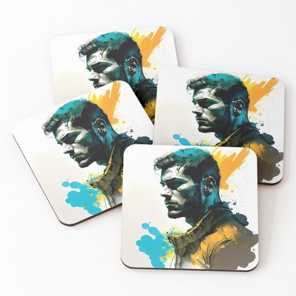Item preview, Brutal Man in Yellow Jacket - Powerful Digital Art designed and sold by PixelSpectrum.
