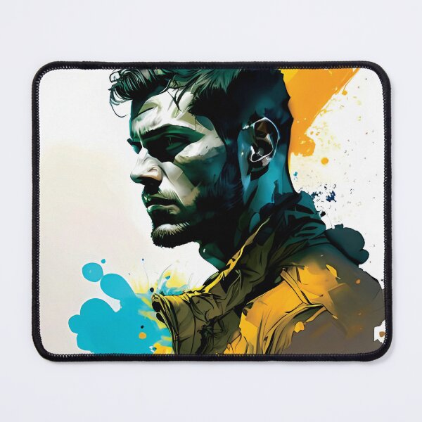 Item preview, Brutal Man in Yellow Jacket - Powerful Digital Art designed and sold by PixelSpectrum.