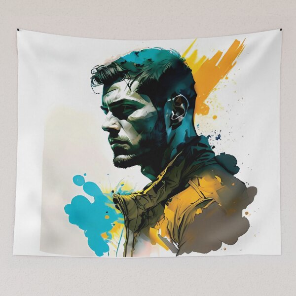 Item preview, Brutal Man in Yellow Jacket - Powerful Digital Art designed and sold by PixelSpectrum.