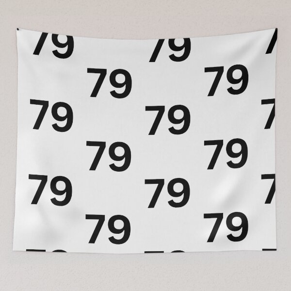 Item preview, 00179 number 79 seventy nine designed and sold by guillermositweb.