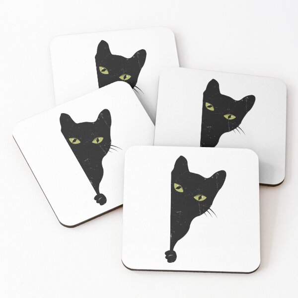 Item preview, Black Cat Peeking  designed and sold by SOUFIANE1991.