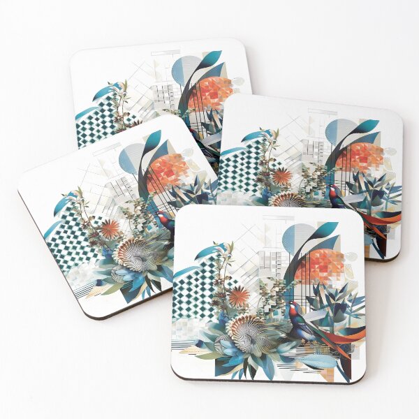 Item preview, Intricate abstract art floral patterns designed and sold by AxelrodCN.