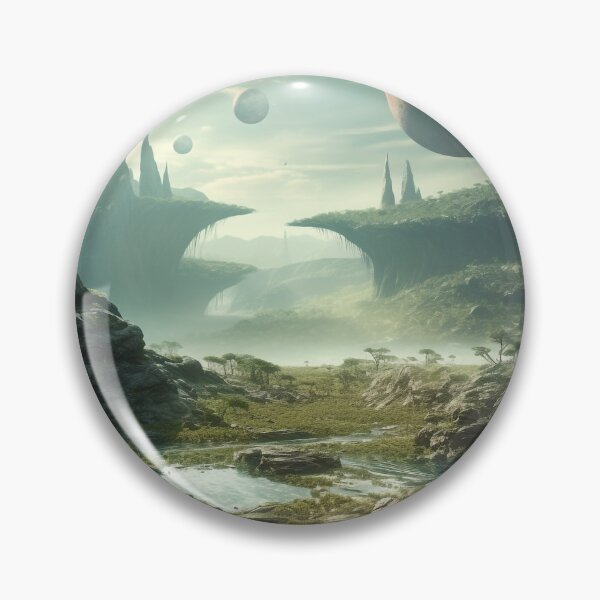 Item preview, Journey to the Stars with Stellar Spikescape, A Stunning Sci-Fi Landscape Artwork designed and sold by stateofhuman.