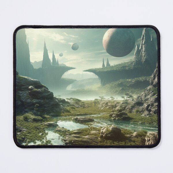 Item preview, Journey to the Stars with Stellar Spikescape, A Stunning Sci-Fi Landscape Artwork designed and sold by stateofhuman.