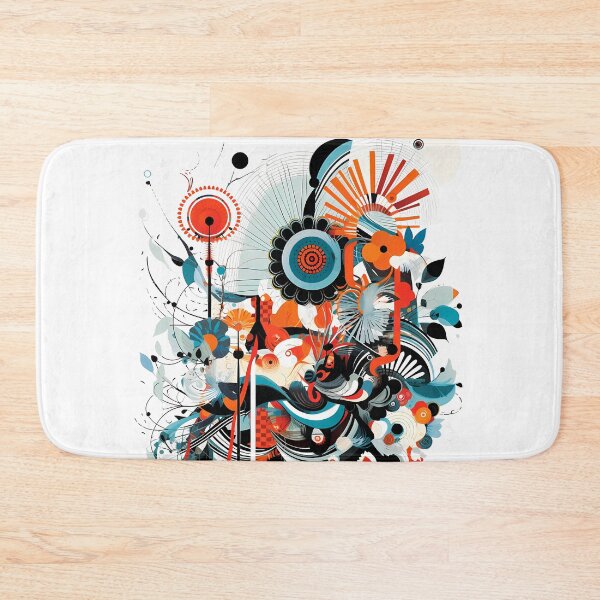 Item preview, Intricate abstract art floral patterns designed and sold by AxelrodCN.