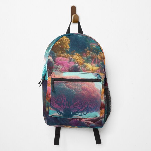 Item preview, Vibrantly Colored Alien Forest - Hyper-realistic Digital Art Inspired by Intricate Underwater Worlds designed and sold by stateofhuman.