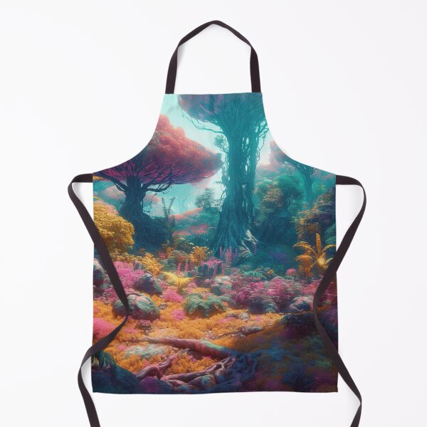 Item preview, Vibrantly Colored Alien Forest - Hyper-realistic Digital Art Inspired by Intricate Underwater Worlds designed and sold by stateofhuman.