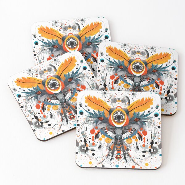 Item preview, Intricate abstract art floral patterns designed and sold by AxelrodCN.