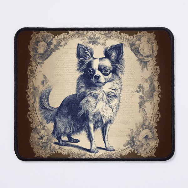 Item preview, Vintage Long-Haired Chihuahua designed and sold by AntiqueImages.