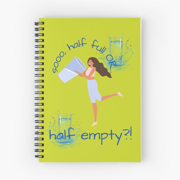 Item preview, Half full or half empty designed and sold by BurstBlue-1.