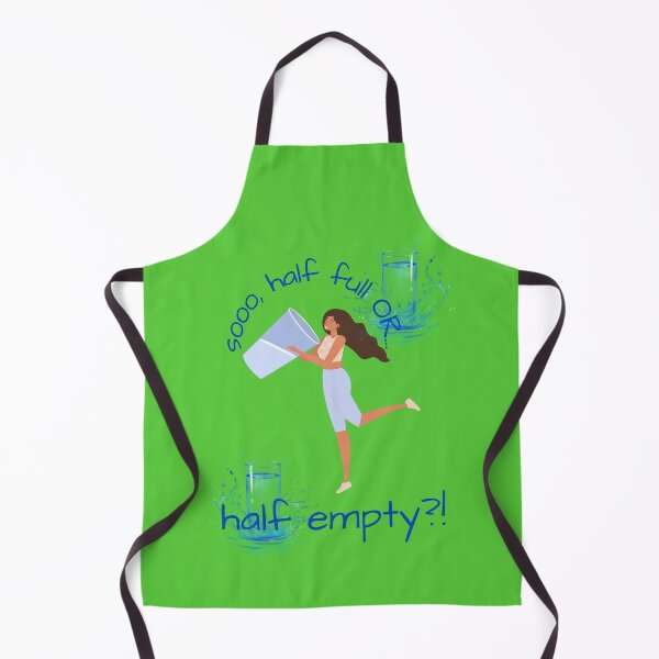 Item preview, Half full or half empty designed and sold by BurstBlue-1.