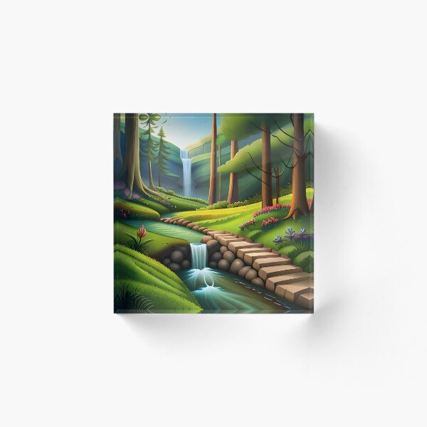 Item preview, Enchanting Forest Journey designed and sold by printyai.