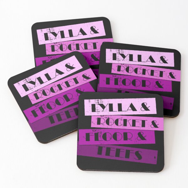 Item preview, lylla and rocket and floor and teefs purple designed and sold by StillCotton.
