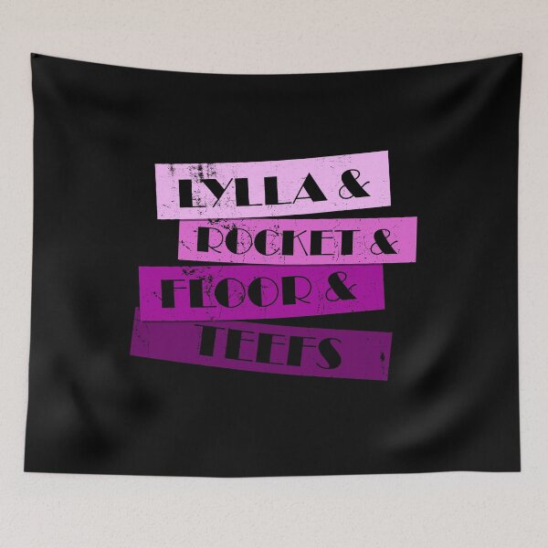 Item preview, lylla and rocket and floor and teefs purple designed and sold by StillCotton.