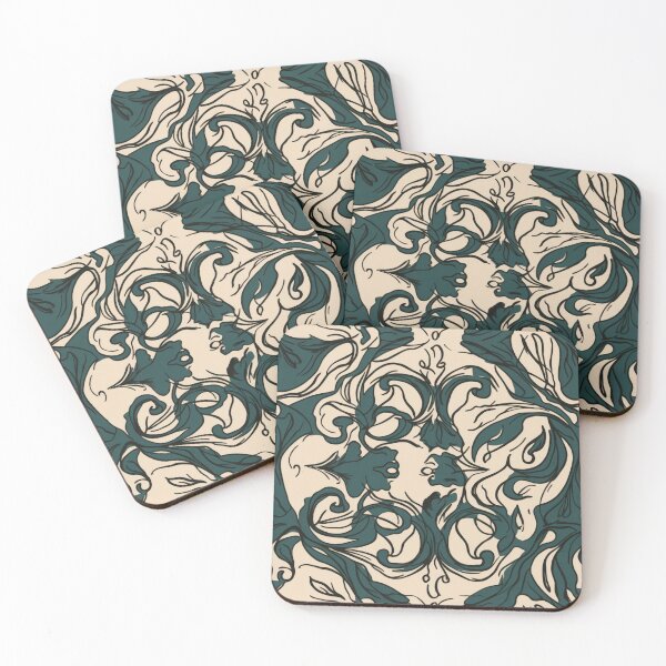 Item preview, Wavy Pastel Abstract Shapes Pattern designed and sold by Sturdust.