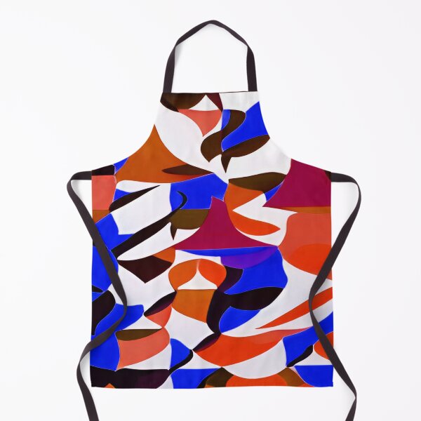 Item preview, Random Abstract Variety of Angular Shapes in Orange and Random Abstract Variety of Angular Shapes in Orange and Blue designed and sold by deniselynnimage.