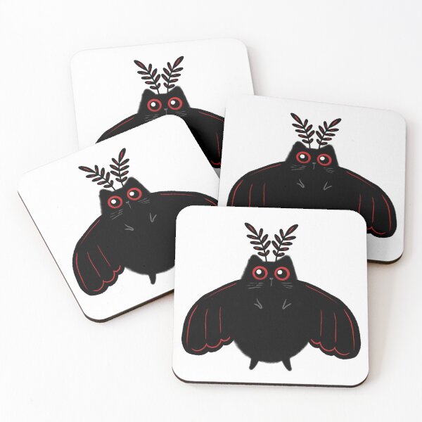 Item preview, Mothman Cat Cryptid Meowthra designed and sold by Stephanie McRae.