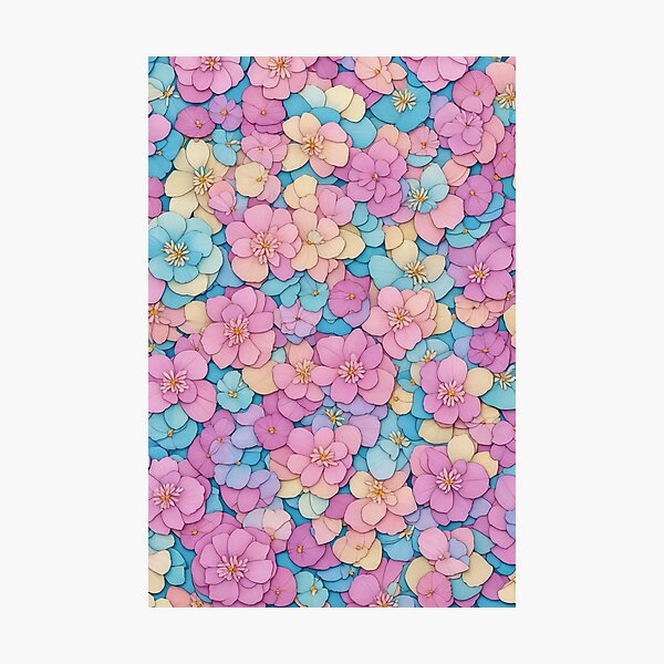 Item preview, PASTEL FLOWERS designed and sold by CARVAL-CLOTHES.
