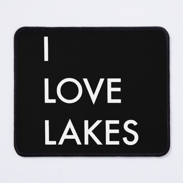 Item preview, I Love Lakes (in white) designed and sold by Marnie Karger.