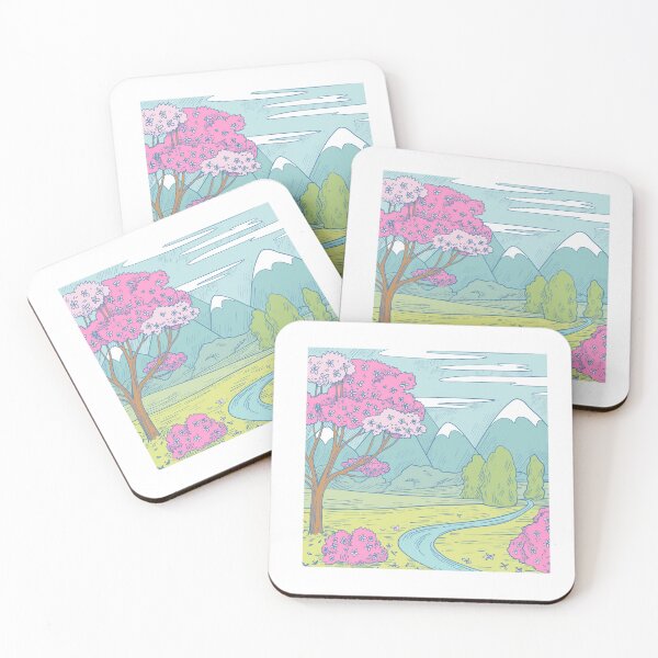 Item preview, Paisaje Japonés - Mountains in Japan designed and sold by natoowii.