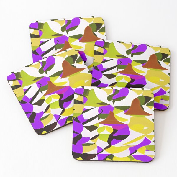 Item preview, Random Abstract Variety of Angular Shapes in Yellow designed and sold by deniselynnimage.