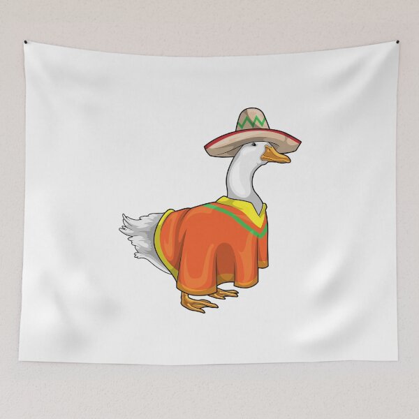 Item preview, Duck Mexican hat Poncho designed and sold by Snabdesign84.