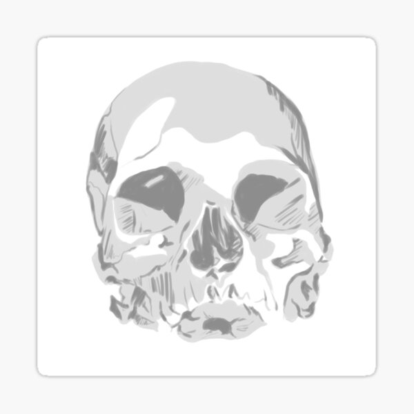 Empty Cranium Sticker