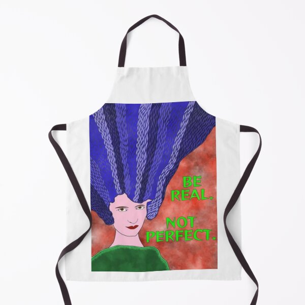 Item preview, Radical Feminist Humanist Quote - Be Real. Not Perfect. designed and sold by LethalPixieDust.