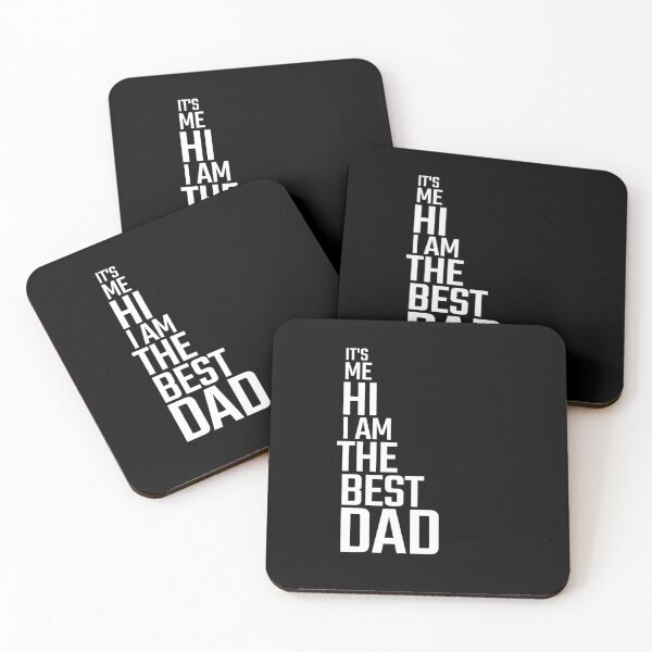 Item preview,  its me hi i am the  best dad it's me - fathers day gift designed and sold by made-by-love-.