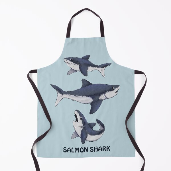 Item preview, Three cute Salmon sharks designed and sold by dinosaphira99.