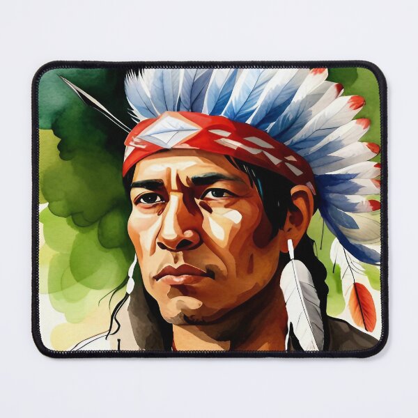 Item preview, Young Man American Native designed and sold by Reunimage.