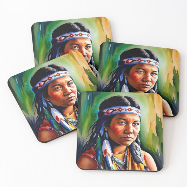 Item preview, Young Woman American Native  designed and sold by Reunimage.