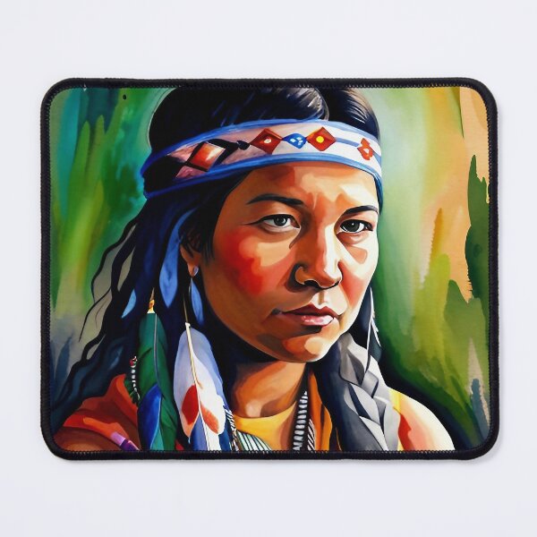 Item preview, Young Woman American Native designed and sold by Reunimage.