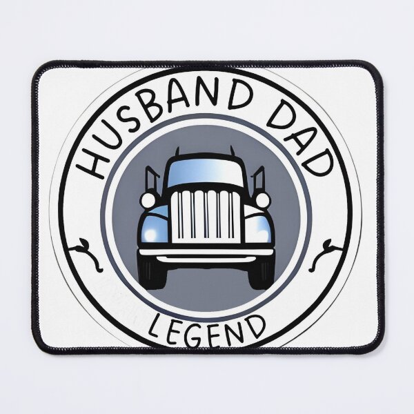 Item preview, Husband, Dad, Trucker and Legend (Version 3) designed and sold by Art Intelligence.