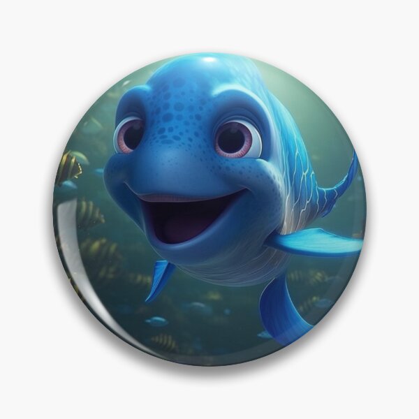 Item preview, baby dolphin animated depths designed and sold by DigitalPixelize.