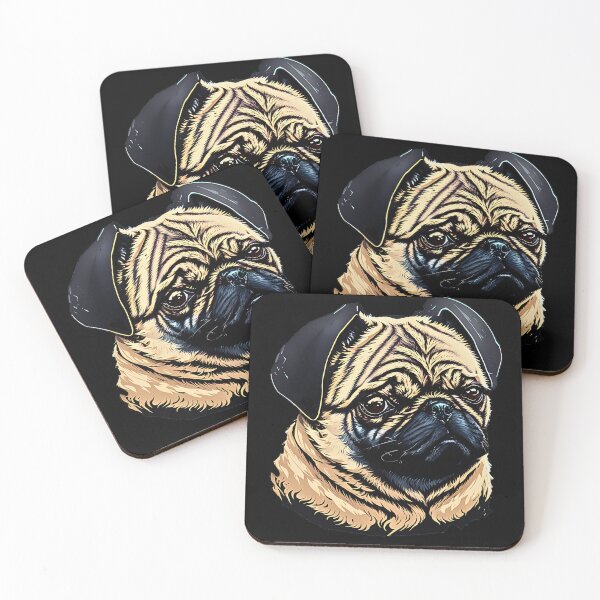 Item preview, Pug-tastic Portrait: A Cute and Majestic Pug - Animal designed and sold by Just Art's Creations colinw2292@gmail.com.