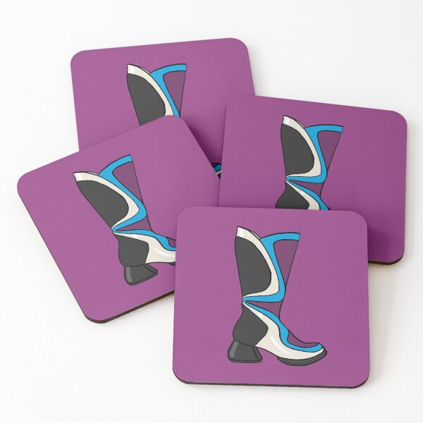 Item preview, Fluevog Warhol Boot Purple / Blue designed and sold by anne m bray.