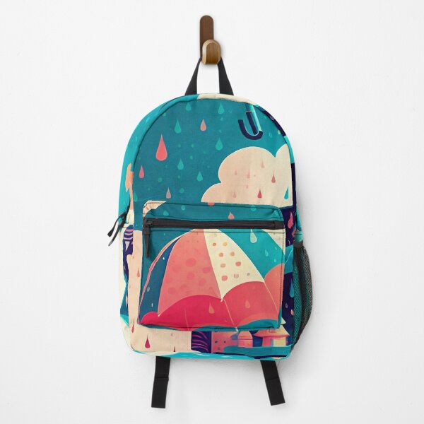 Item preview, Umbrellas and Rain Drops designed and sold by ArtFactoryAI.