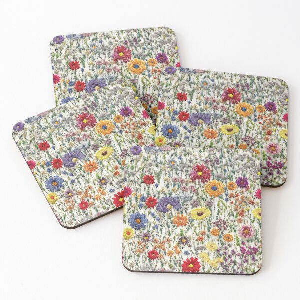 Item preview, Embroidered Wildflowers designed and sold by PietyandDesire.