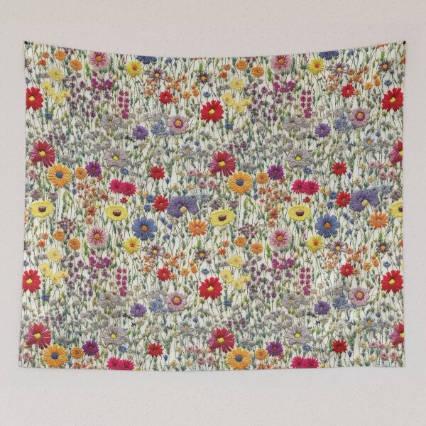 Item preview, Embroidered Wildflowers designed and sold by PietyandDesire.