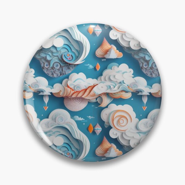 Item preview, Paper Clouds Pattern designed and sold by Derek Gillette.