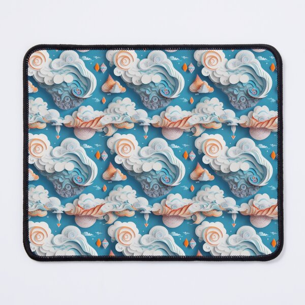 Item preview, Paper Clouds Pattern designed and sold by Derek Gillette.