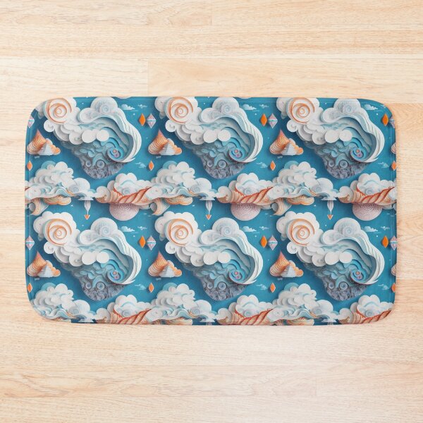 Artikelvorschau, Paper Clouds Pattern entworfen und verkauft von Derek Gillette.