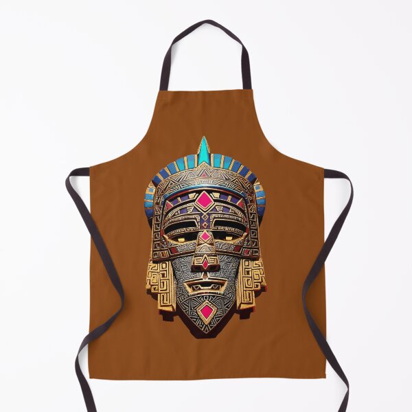Item preview, Majestic Aztec Mask designed and sold by Pickmash.