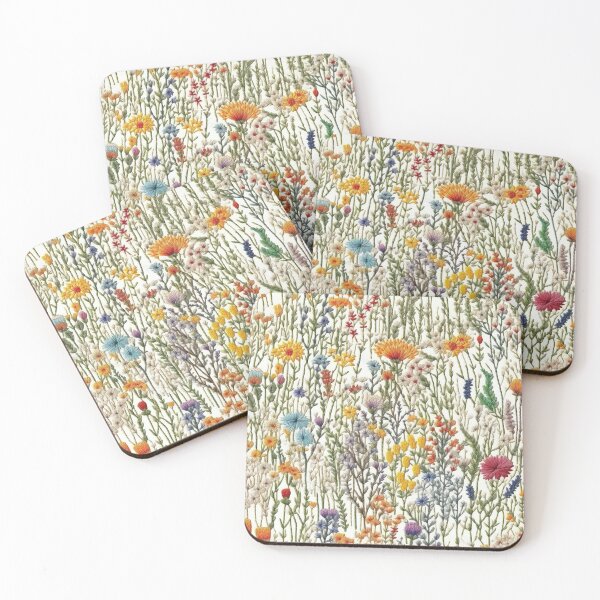 Item preview, Embroidered Wildflowers designed and sold by PietyandDesire.