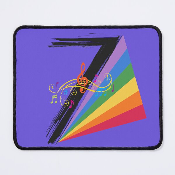 Artikelvorschau, Sieben Farben im Regenbogen und Musiknoten entworfen und verkauft von DCM MERCH on Amazon.