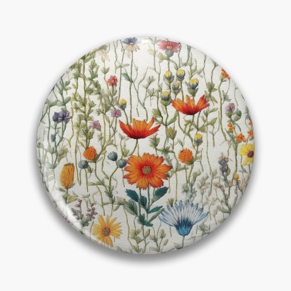 Item preview, Embroidered Wildflowers designed and sold by PietyandDesire.