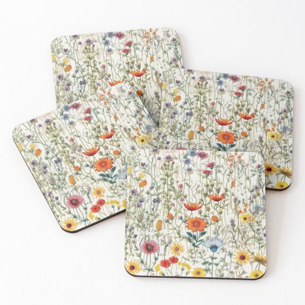 Item preview, Embroidered Wildflowers designed and sold by PietyandDesire.
