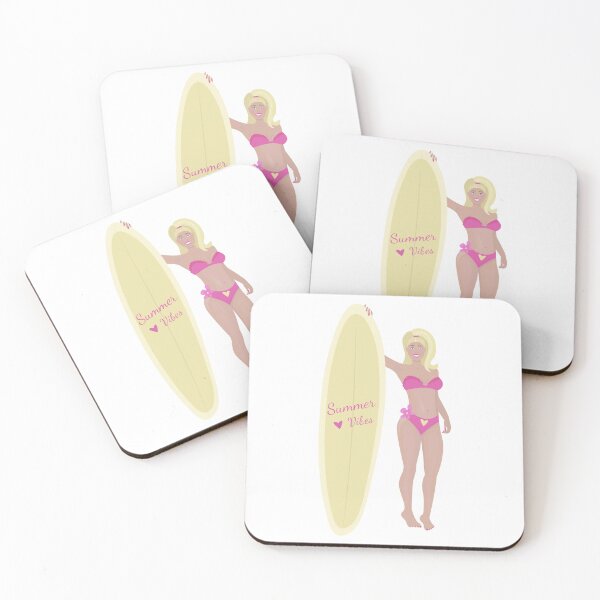 Item preview, Blonde surfer woman with sailboard designed and sold by OM-lova.