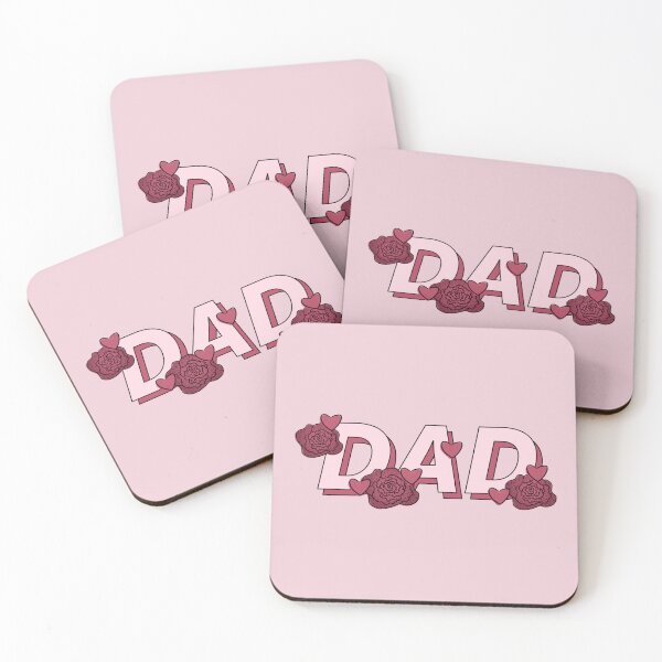 Item preview, Dad | Roses | Hearts | Pink | Red designed and sold by SavannahLilyDesigns.